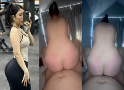 Bạn gái cưỡi ngựa như máy dập