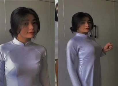 Em nữ sinh áo dài mông tròn phê tê tái